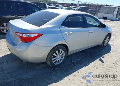 2016 Toyota Corolla Le из США, поврежденный, VIN 5YFBURHE3GP555784